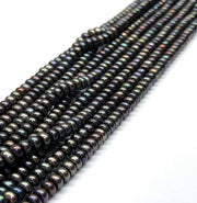 Meticulous 6.5 -7mm Black Blue Colors Corn Round Pearl 16" Strand