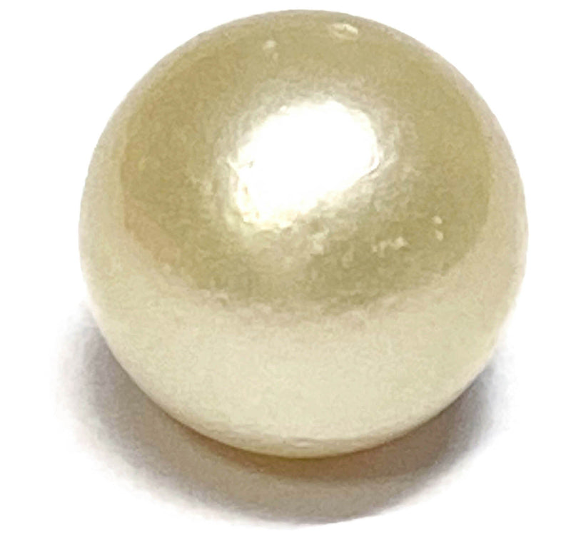 Round 15.5 Carat 12.9mm Pale Gold Australia South Sea Pearl Loose