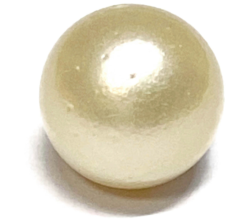 Round 15.5 Carat 12.9mm Pale Gold Australia South Sea Pearl Loose