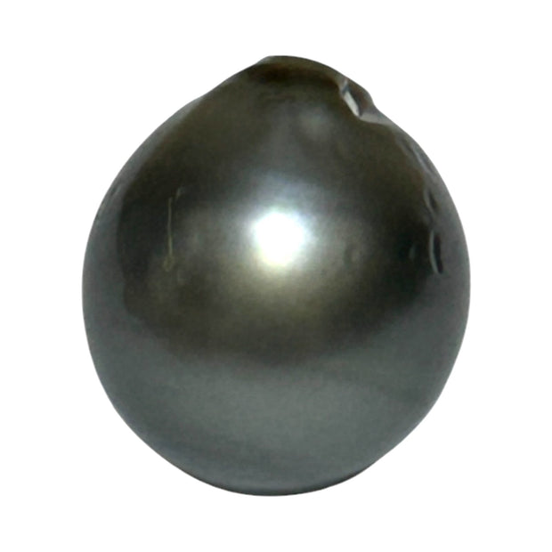 Radiant 21 Carat 13.9x 15.5mm Tahitian Peacock Middle Gray Pearl