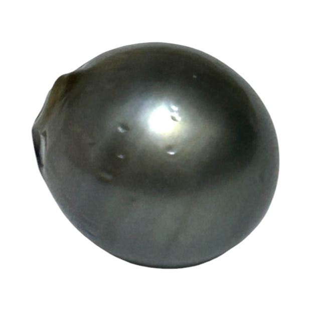 Radiant 21 Carat 13.9x 15.5mm Tahitian Peacock Middle Gray Pearl