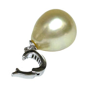 Huge 11.6 x 13.6mm Natural Champagne South Sea Pearl Pendant