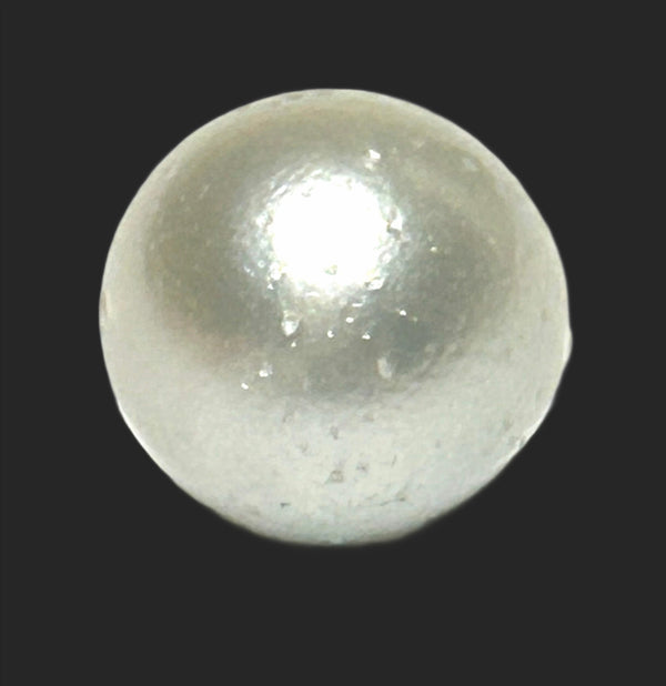 Round 14mm Indonesia South Sea Silver Champagne Pearl Loose