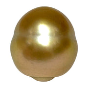 Giant 16.1 x 17.8mm 32.8 Carats Rich Gold South Sea Pearl Loose