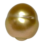 Giant 16.1 x 17.8mm 32.8 Carats Rich Gold South Sea Pearl Loose