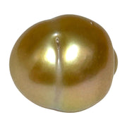 Giant 16.1 x 17.8mm 32.8 Carats Rich Gold South Sea Pearl Loose