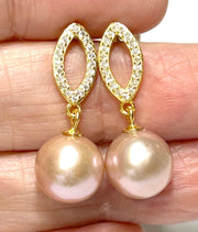 Natural Purple Pink Round 10mm Edison 5A Quality Pearl Dangle EarringsExquisite Natural Purple Pink Round 10mm Edison Cultured 5A Quality Pearl Dangle Earrings / Wedding Fine Pearl Jewelry / Best Gift For HerPEARL INFORMATIONPearl TypeOther Pearl EarringsFine JewelryThe Fine Pearls JewelryNatural Purple Pink Round 10mm Edison 5A Quality Pearl Dangle Earrings