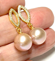 Natural Purple Pink Round 10mm Edison 5A Quality Pearl Dangle EarringsExquisite Natural Purple Pink Round 10mm Edison Cultured 5A Quality Pearl Dangle Earrings / Wedding Fine Pearl Jewelry / Best Gift For HerPEARL INFORMATIONPearl TypeOther Pearl EarringsFine JewelryThe Fine Pearls JewelryNatural Purple Pink Round 10mm Edison 5A Quality Pearl Dangle Earrings