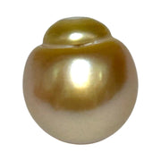 Giant 14.3 x 15.8mm 22.1 Carats Deep Golden South Sea Pearl Loose