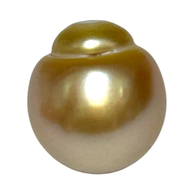 Giant 14.3 x 15.8mm 22.1 Carats Deep Golden South Sea Pearl Loose