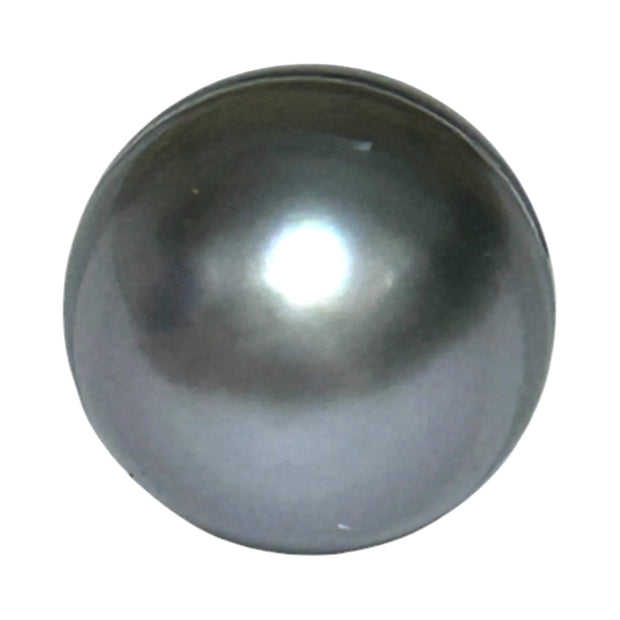 Pear 16.2 Carat 12.6 x 15.5mm Tahitian Peacock Gray Green Loose Pearl