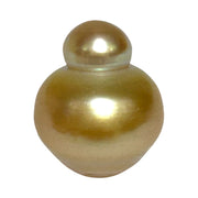 Baroque Giant 14.8 x 17.8mm Deep Gold Philippines South Sea Pearl