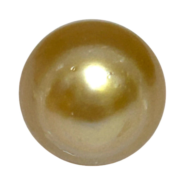 Baroque Giant 14.8 x 17.8mm Deep Gold Philippines South Sea Pearl