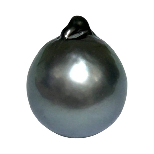 Huge 13.7 x 16.5mm 20 Carat Tahitian Sea Peacock Middle Gray Pearl