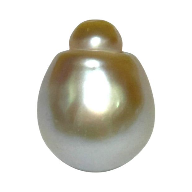 Large 15.3 x 19.7mm 29.8 Carat Gold South Sea Polished Pearl Loose