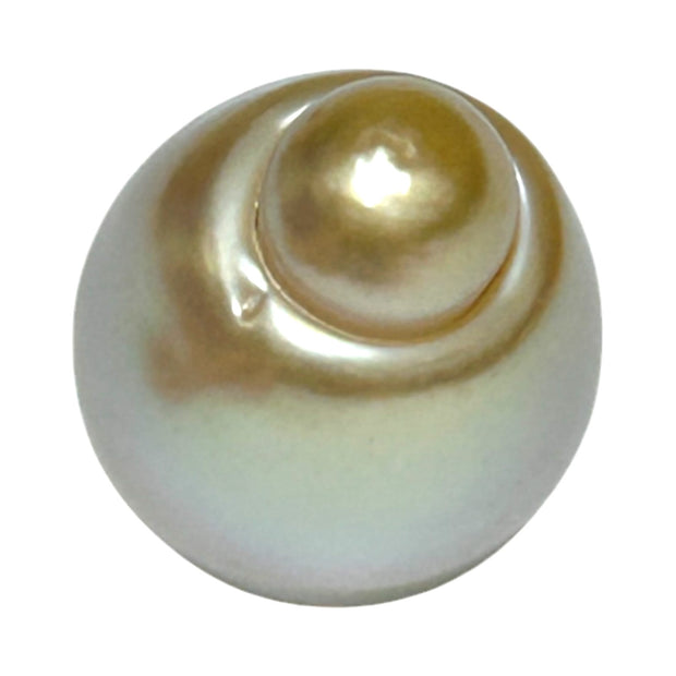 Large 15.3 x 19.7mm 29.8 Carat Gold South Sea Polished Pearl Loose