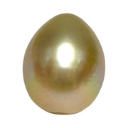 Teardrop 12,7 x 15.6mm 18.3 Carat Gold Philippines South Sea Pearl