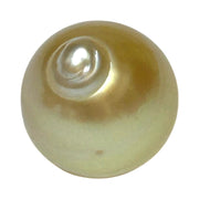 Teardrop 12.2 x 13.8mm 14.6 Carat Gold Philippines South Sea Pearl