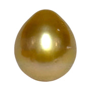 11.6 x 13.3mm 13.2 Carats Deep Gold Philippines South Sea Pearl