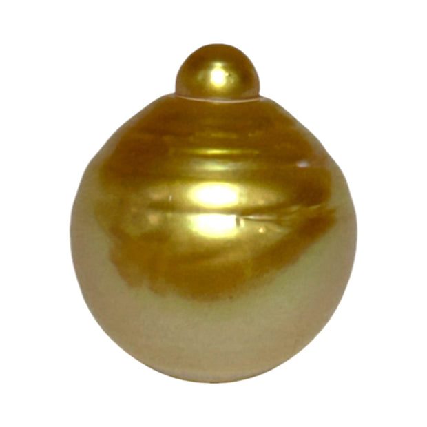 Giant 15 x 17.6mm 24.7 Carat Natural Deep Gold South Sea Loose Pearl