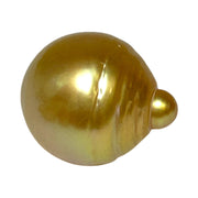 Giant 15 x 17.6mm 24.7 Carat Natural Deep Gold South Sea Loose Pearl