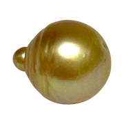 Giant 15 x 17.6mm 24.7 Carat Natural Deep Gold South Sea Loose Pearl