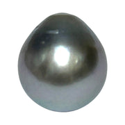 Tahitian Sea Middle Gray Loose Pearl Drop 14.8 Carat 12.1 x 13.3mm