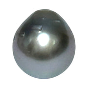 Tahitian Sea Middle Gray Loose Pearl Drop 14.8 Carat 12.1 x 13.3mm