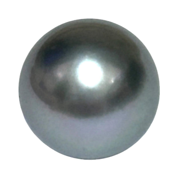 Tahitian Sea Middle Gray Loose Pearl Drop 14.8 Carat 12.1 x 13.3mm