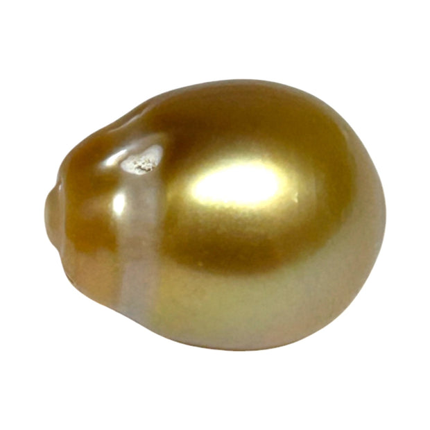 RARE Giant 15 x 19mm 29.6 Carats Deep Gold South Sea Loose Pearl