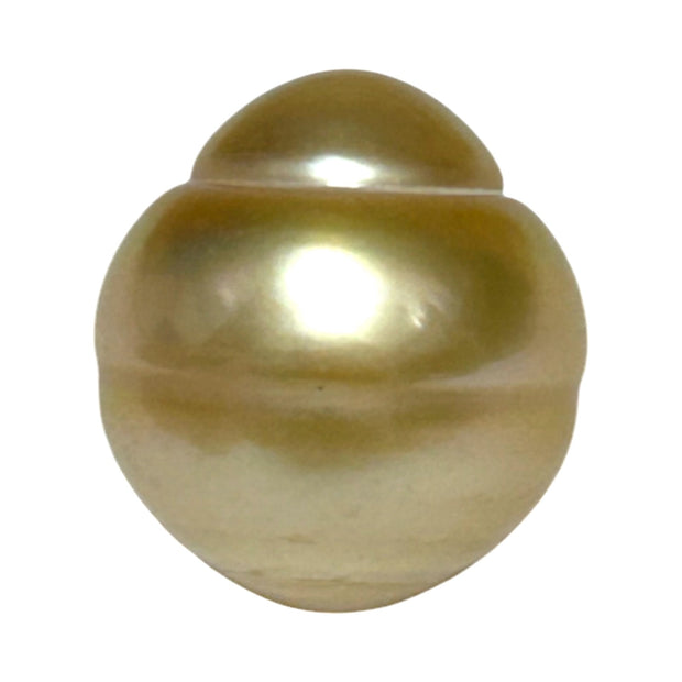 RARE Giant 17.3 x 19mm 38.6 Carat Rich Gold South Sea Loose Pearl