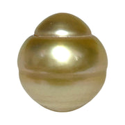 RARE Giant 17.3 x 19mm 38.6 Carat Rich Gold South Sea Loose Pearl