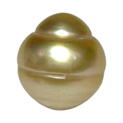 RARE Giant 17.3 x 19mm 38.6 Carat Rich Gold South Sea Loose Pearl