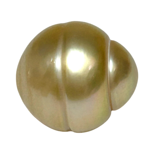 RARE Giant 17.3 x 19mm 38.6 Carat Rich Gold South Sea Loose Pearl