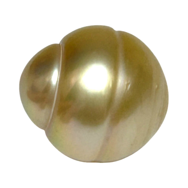 RARE Giant 17.3 x 19mm 38.6 Carat Rich Gold South Sea Loose Pearl