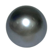 Oval 12.4 x 13.9mm Tahitian Natural Peacock Gray Green Loose Pearl