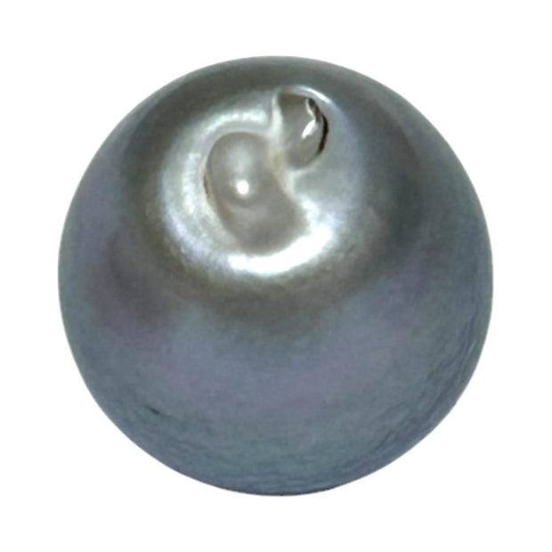 Giant 14.3 x 16mm 22.7 Carats Tahitian Peacock Middle Gray Loose Pearl