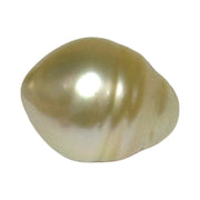 Ornat Oval 13.1 x 16.6mm Natural Pale Gold South Sea Pearl Loose