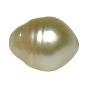 Ornat Oval 13.1 x 16.6mm Natural Pale Gold South Sea Pearl Loose