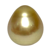 Enormous 14.7 x 16.3mm 25.6 Carat Lush Gold South Sea Pearl