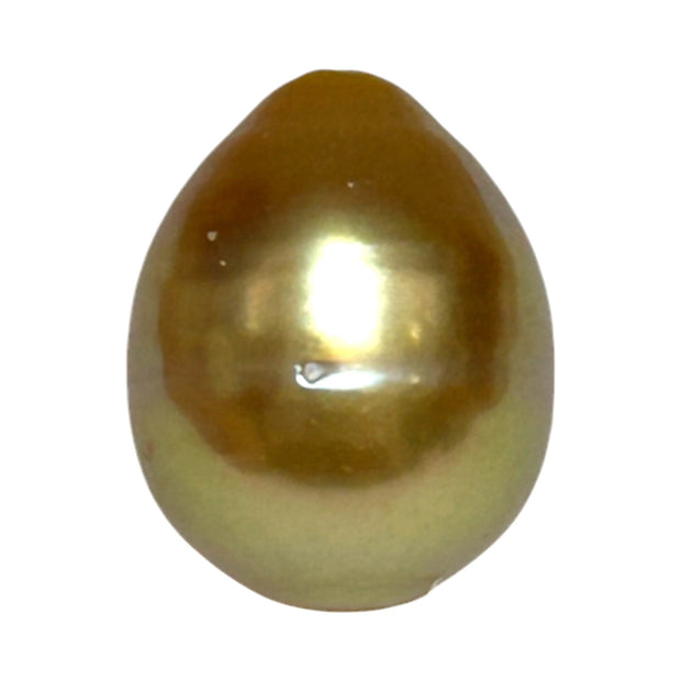 Giant 5A Luster 13.3 x 16.8mm Deep Gold Philippine South Sea Pearl