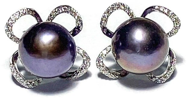 Stunning Edison 10.5mm Purple Gray Pinkish Round Pearl Stud EarringsBest Gift for Her! Lustrous Edison Cultured 10 - 10.5mm Natural Purple Gray Pinkish Overtone Round Cultured Pearl Trend Stud EarringsPEARL INFORMATIONPearl Type: GenEarringsFine JewelryThe Fine Pearls Jewelry5mm Purple Gray Pinkish Round Pearl Stud Earrings