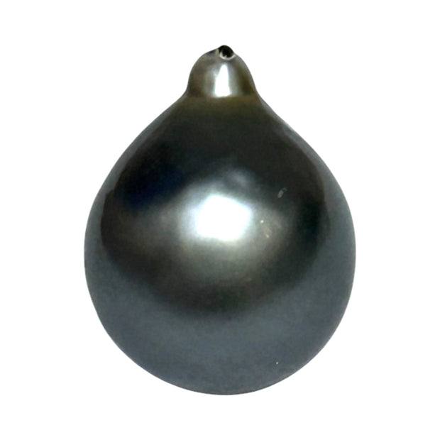 Peacock Middle Gray 13.8 x 17.6mm 21.4 Carats Tahitian South Sea Pearl