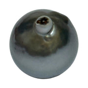 Peacock Middle Gray 13.8 x 17.6mm 21.4 Carats Tahitian South Sea Pearl