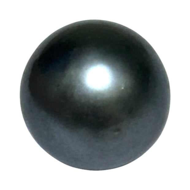 Peacock Middle Gray 13.8 x 17.6mm 21.4 Carats Tahitian South Sea Pearl