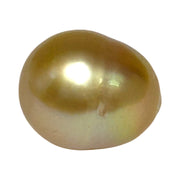 Radiant Oval 12.7 x 15.1mm 18.8 Carats Deep Gold South Sea Pearl