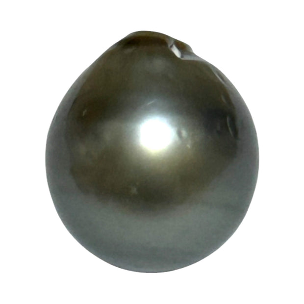 Radiant 21 Carat 13.9x 15.5mm Tahitian Peacock Middle Gray Pearl