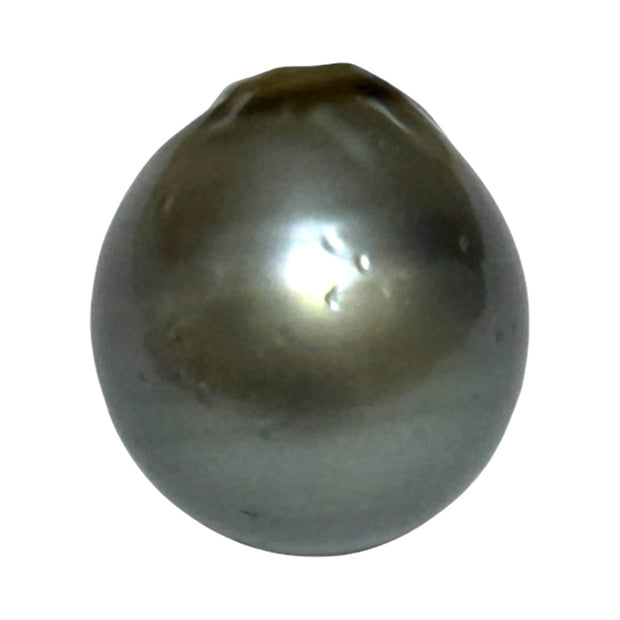 Radiant 21 Carat 13.9x 15.5mm Tahitian Peacock Middle Gray Pearl