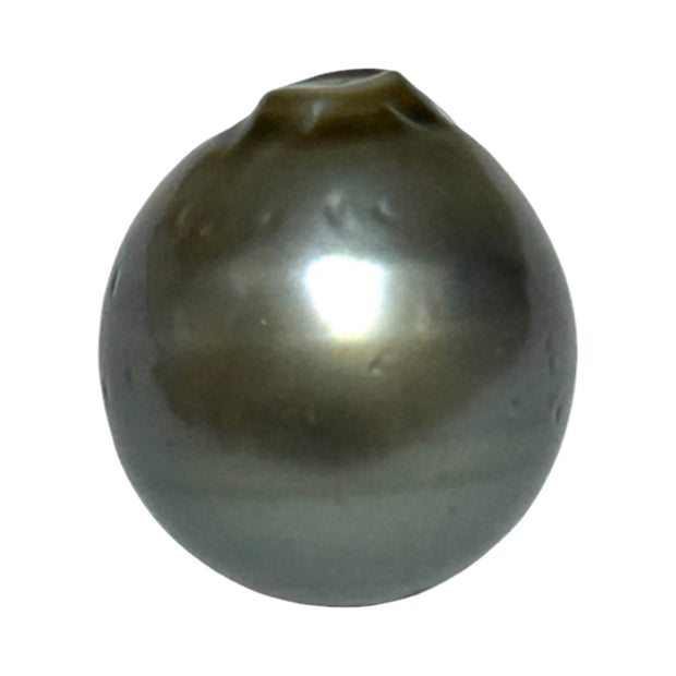 Radiant 21 Carat 13.9x 15.5mm Tahitian Peacock Middle Gray Pearl