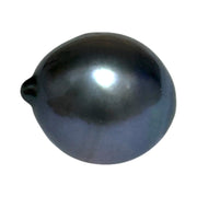 Huge 18.4 Carat 13.3 x 15.7mm Tahitian Peacock Black Blue Loose Pearl